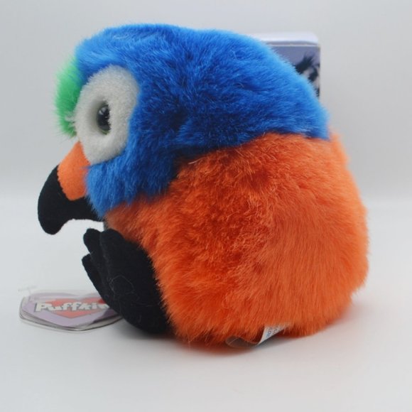 Squawk the Parrot Puffkins by Swibco Style 6687 Bean Bag Plush - Picture 4 of 9